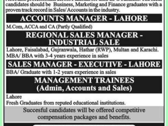 Accounts-Manager-And-Sales-Manager-Jobs-In-Lahore