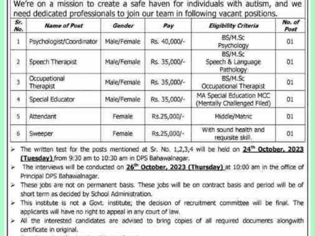 DPS-Bahawalpur-Jobs-For-Teachers