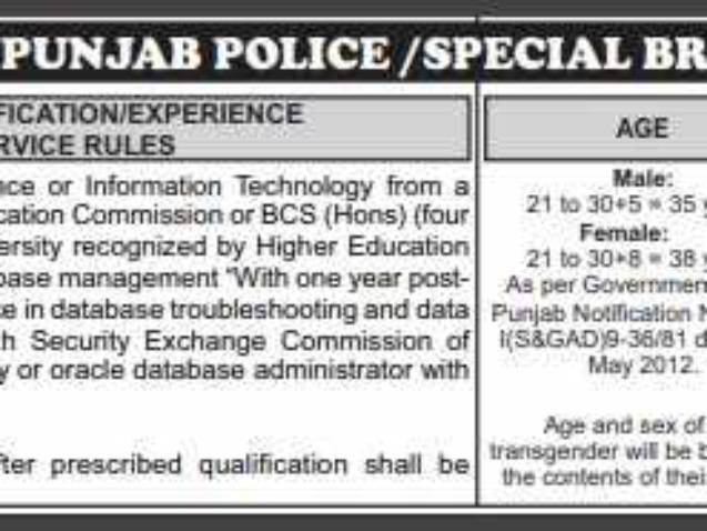 PPSC-Database-Administrator-Jobs-Advertisement