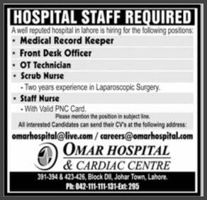 Private-Hospital-Jobs-In-Lahore