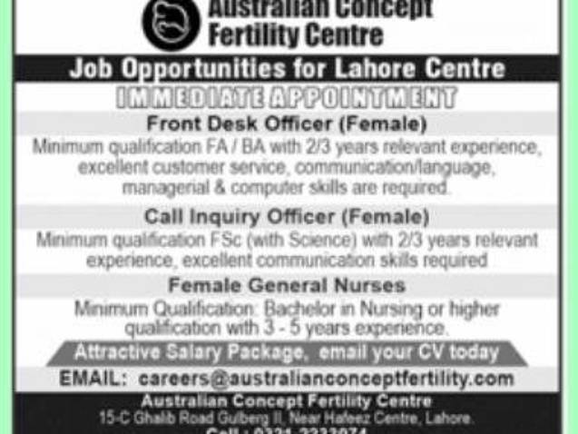 Private-Jobs-In-Lahore-For-Female