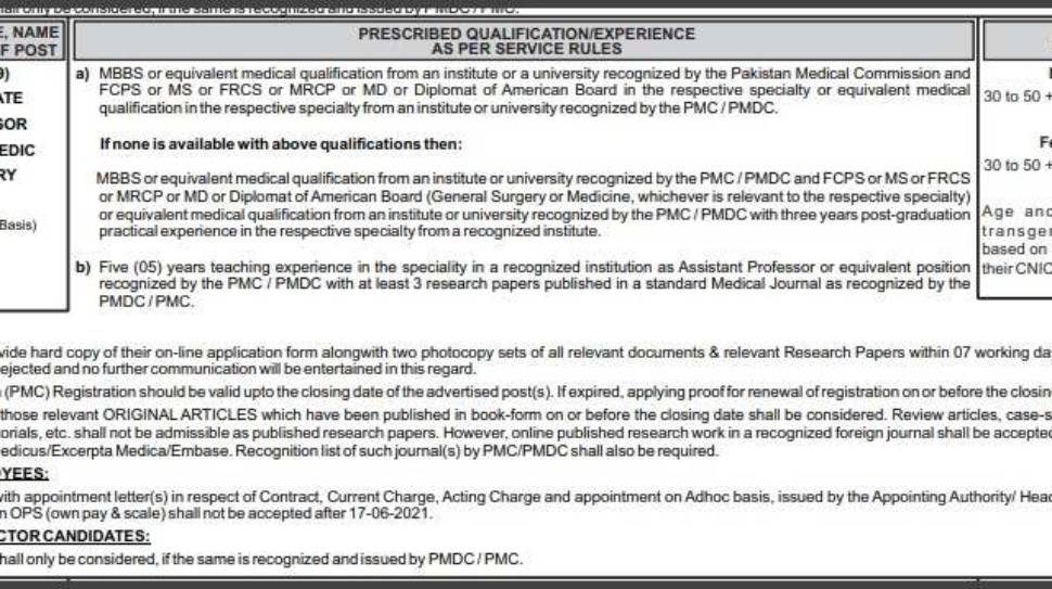 Associate-Professor-Orthopaedic-Surgery-Jobs-By-PPSC