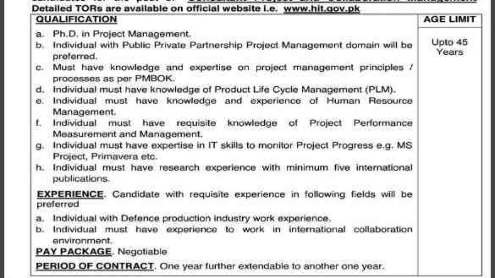 Jobs-In-Wah-Cantt-Taxila-(Ministry-Of-Defence)